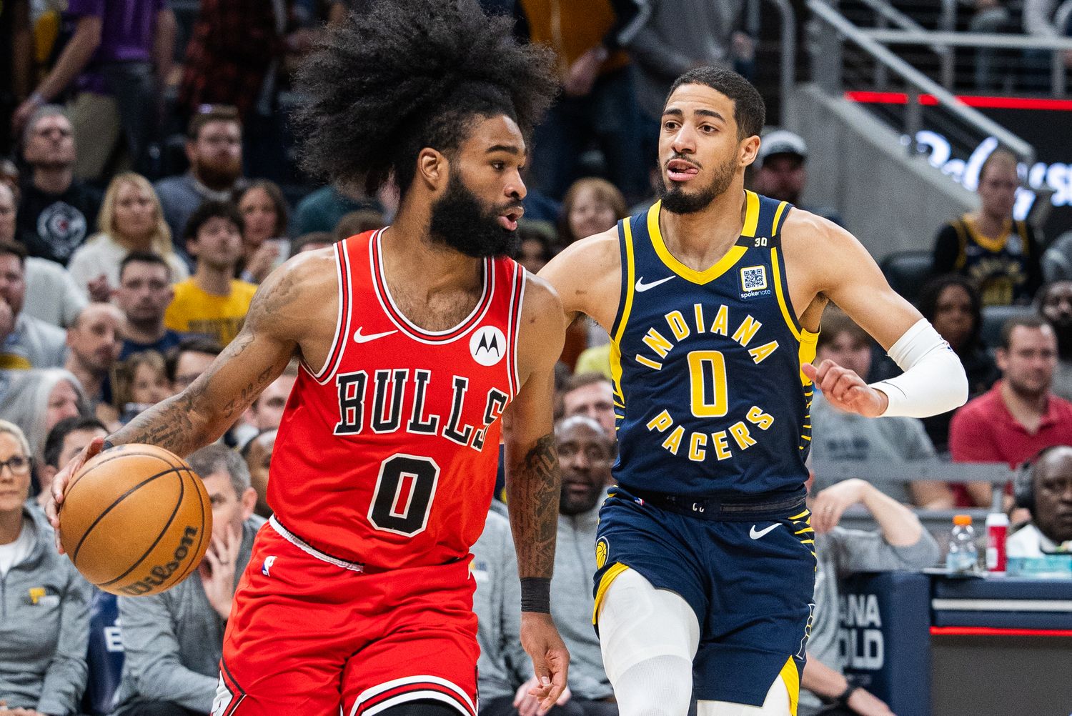 Indiana Pacers Chicago Bulls Coby White Tyrese Haliburton